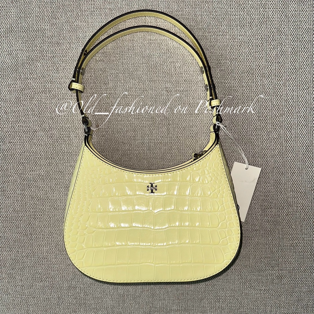 TORY BURCH Emerson Shoulder Bag - Pastel Yellow